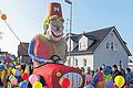 Faschings-Attraktion: der &bdquo;Große Clown&ldquo; der Geierstuben.