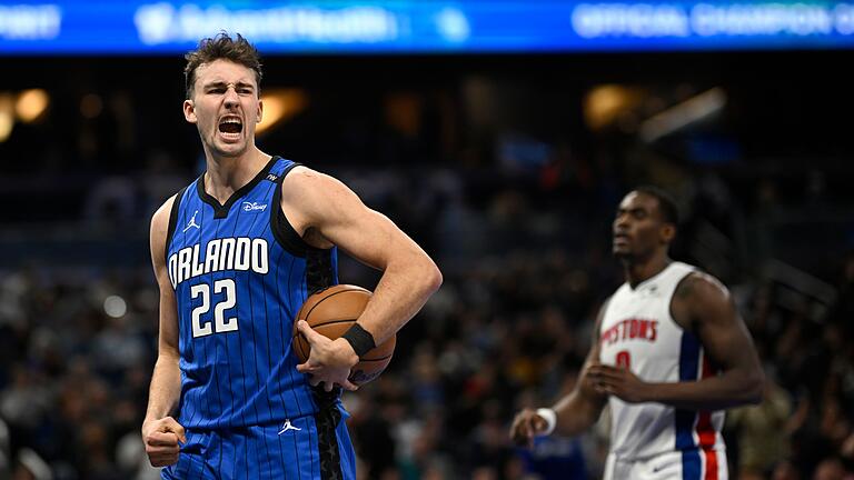Orlando Magic - Detroit Pistons - Franz Wagner überragte gegen Detroit im Schlussviertel. Orlando Magic - Detroit Pistons - Franz Wagner überragte gegen Detroit im Schlussviertel.