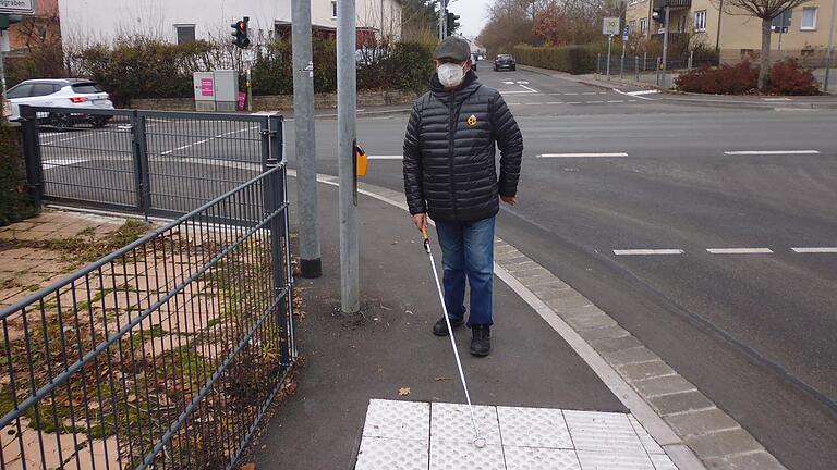 Auf dem Bild: Behindertenbeauftragter  der Stadt Haßfurt Michael Schulz