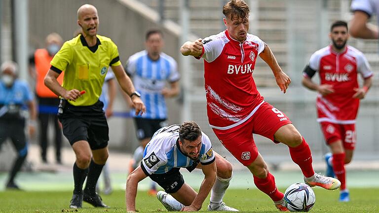 Marvin Pourie deutete bereits bei seinem ersten Einsatz an, dass er für die Kickers die erhoffte Verstärkung sein kann.