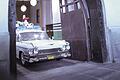 Einsatzbereit: Ecto-1, das Auto der &bdquo;Ghostbusters&ldquo;, für Jürgen Kaisers Fanfilm in Stop-Motion-Technik steht es im Maßstab 1:18 in der Garage.