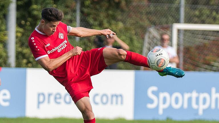 FC WŸrzburger Kickers U23 - TSV Aubstadt       -  Er geht mit Wehmut: Kapitän Lukas Mazagg