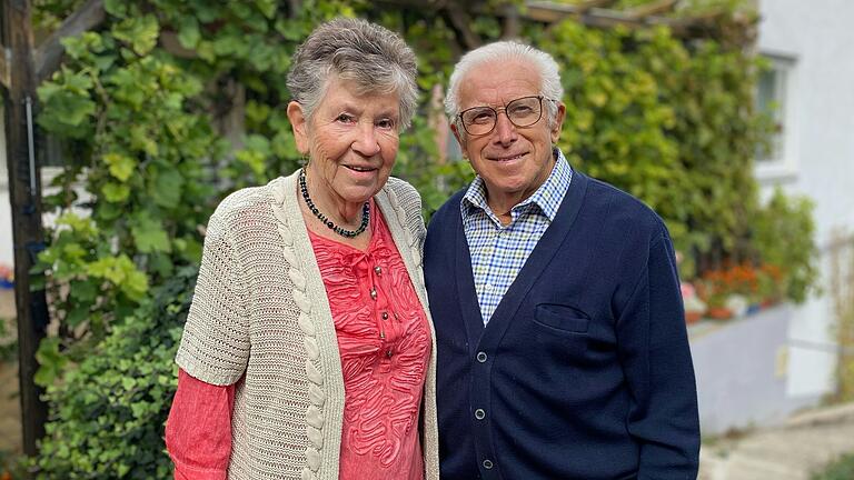 Seit 60 Jahren verheiratet: Christa und Rudi Ruppe aus Erlabrunn feiern Diamantene Hochzeit.