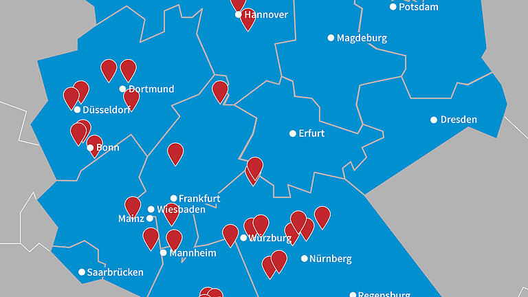 Aufenthalts- und Tätigkeitsstandorte des Hilfspflegers (Stand 26.03.2018)