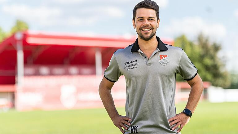 Victor Kleinhenz ist seit Sommer 2020 Cheftrainer des Fußball-Regionalligisten TSV Aubstadt.