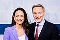 Franca Lehfeldt und Christian Lindner       -  Franca Lehfeldt und Christian Lindner sind Eltern geworden. (Archivbild)