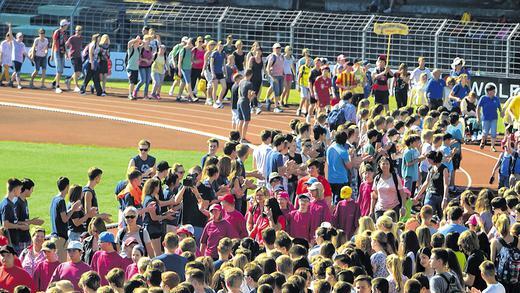 Gewinner für einen Tag: Special Olympics im Willy-Sachs-Stadion