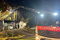 Der Garagenbrand in Hammelburg forderte die Einsatzkräfte.&nbsp;