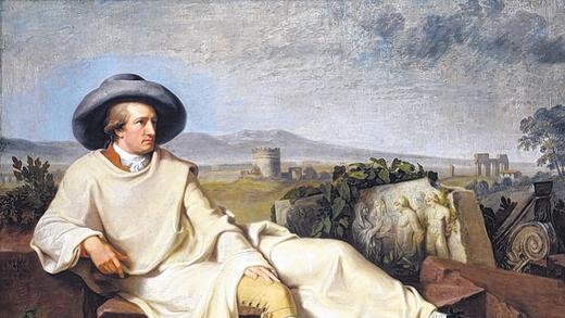 Goethe in der Campagna: Das Werk von Johann Heinrich Wilhelm Tischbein ist eines der bekanntesten Bilder, die im Städel zu sehen sind.
