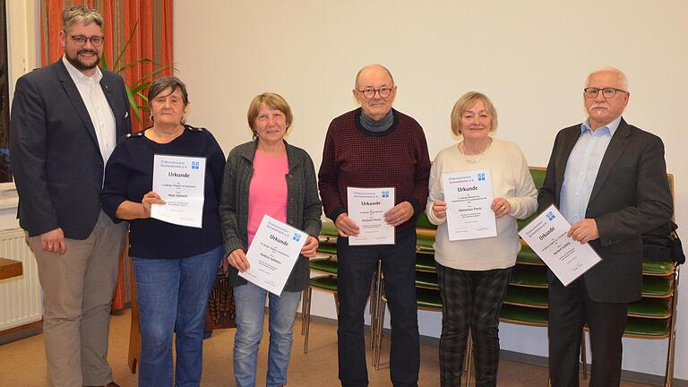 Tobias Wölfel, Anni Schmitt, Gudrun Schlüter, Gerhard Peetz, Hannelore Peetz, Herbert Ludwig.