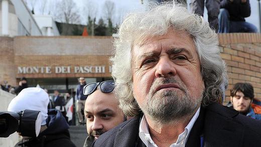 Beppe Grillo       -  Beppe Grillo sieht in Italien das Ende des jetzigen politischen Systems. Foto: Niccolo Cardini