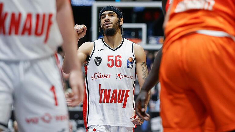 Jhivvan Jackson (hier gegen Chemnitz) war im Gruppenfinale gegen Igokea Topscorer der Würzburg Baskets. Jhivvan Jackson (hier gegen Chemnitz) war im Gruppenfinale gegen Igokea Topscorer der Würzburg Baskets.