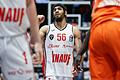Jhivvan Jackson (hier gegen Chemnitz) war im Gruppenfinale gegen Igokea Topscorer der Würzburg Baskets.