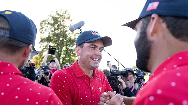 Presidents Cup in Montreal       -  Keegan Bradley holte den entscheidenden Punkt für die US-Golfer.