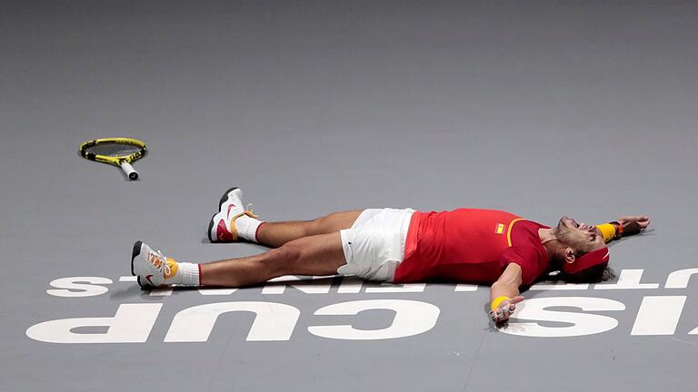 Davis Cup - Finale       -  Mit einem Sieg im Einzel machte Rafael Nadal 2019 den Davis-Cup-Titel für Spanien perfekt.