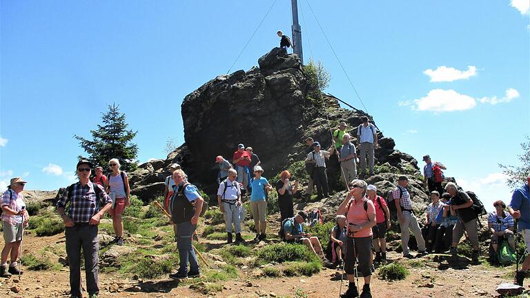 43 Wanderer aus Lohr waren eine Woche lang unterwegs im Bayerischen Wald.