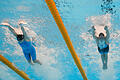 Schwimm-WM in Katar.jpeg       -  Angelina Köhler (links) krönte sich in Doha zur ersten deutschen Schwimm-Weltmeisterin seit 15 Jahren. Gesehen haben das aber nur die wenigsten, im Fernsehen taucht die WM nicht auf.