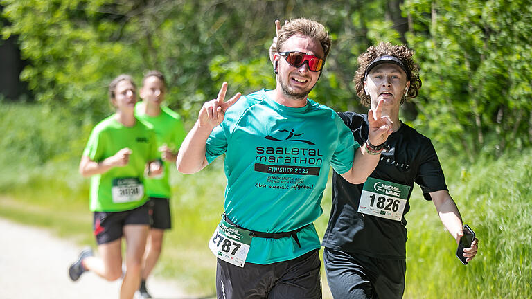 Rund 730 Läuferinnen und Läufer nehmen am Samstag 20.05.23 beim MainCityRun Firmenlauf am Schweinfurter Baggersee teil.