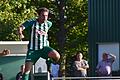 André Rieß (im Bild) darf sich nach abgesessener Rotsperre am Samstag wieder auf die Jagd nach dem Ball machen. Die Grabfeld-Gallier erwarten Regionalligaabsteiger SV Seligenporten.