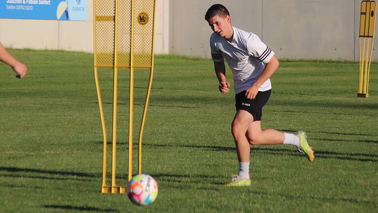 Neu beim TSV Großbardorf: Der Strahlunger Elias Reiher kam aus der U19 des FC 05 Schweinfurt.