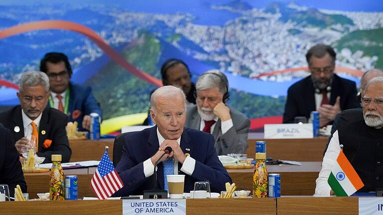 G20 in Rio: Bidens langsamer Abschied von der Weltbühne       -  Für Biden dürfte der G20 in Rio der letzte große Gipfel als US-Präsident sein.