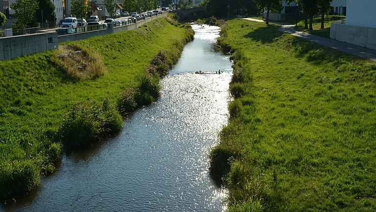 Viel Platz für den Wildbach Brend wurde im Bereich der Otto-Hahn-Straße geschaffen. Er dient bei gutem Wetter heute der Naherholung.