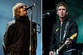 Oasis - Liam Gallagher und Noel Gallagher       -  Die wiedervereinte Britpopband Oasis tut sich für einen Konzertfilm über ihre Comeback-Tour mit &bdquo;Peaky Blinders&rdquo;-Schöpfer Steven Knight zusammen. (Archivbild)