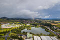 Blick über den Galgenfeldsee im Osten der Kreisstadt. Nun sind Befürchtungen aufgekeimt, Teile des Seeareals könnten mit kontaminiertem Material verfüllt sein, was die Stadt heftig bestreitet.