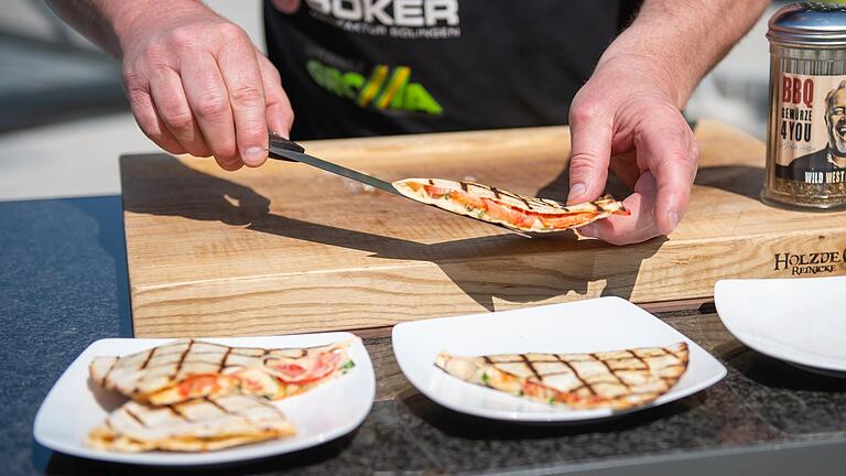 Mal was anderes: Quesadillas vom Grill. Mal was anderes: Quesadillas vom Grill.