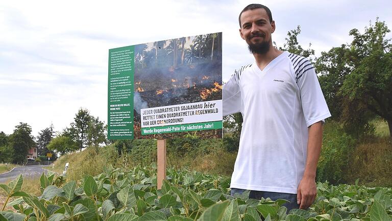 Landwirt Andreas Gerner aus Birnfeld im Landkreis Schweinfurt ist der Anmelder der Bauerndemonstration in Bad Neustadt von diesem Donnerstag.
