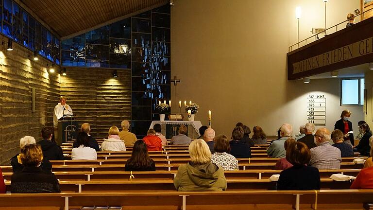 Jubiläumsgottesdienst anlässlich 20 Jahre ökumenische Friedensgebete in Rottendorf.