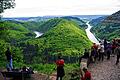 THW-Ausflug: Blick zur Saarschleife.