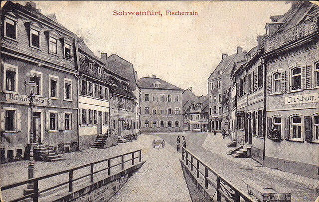 Historische Aufnahmen vom Fischerrain. 1910