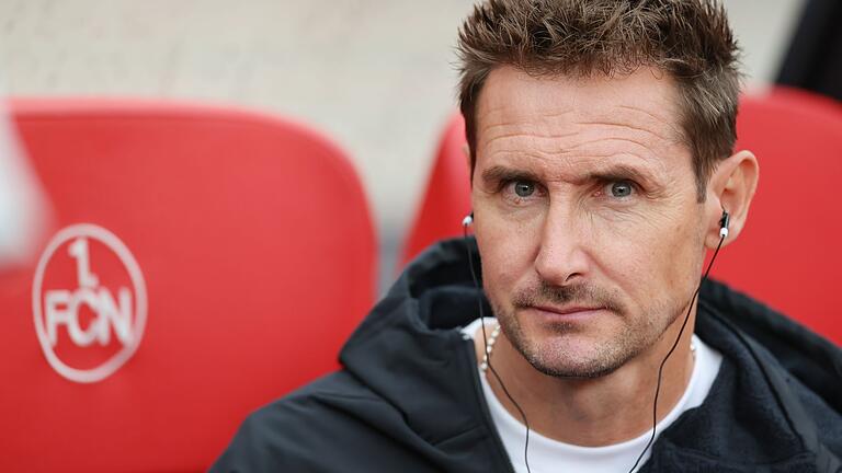 Miroslav Klose       -  Nürnbergs Trainer Miroslav Klose verpasste mit seinem Team am Freitag einen Erfolg.