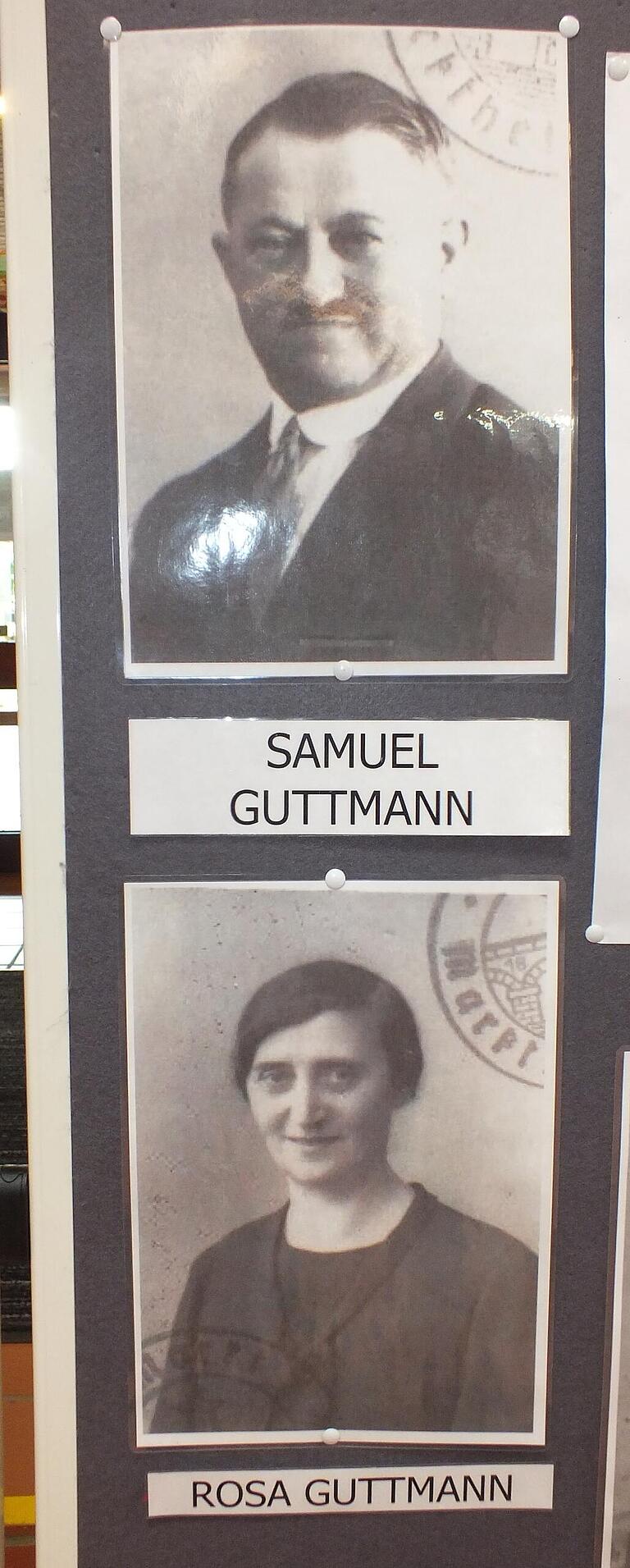 Mit dem Schicksal von Rosa und Samuel Guttmann haben sich die Schülerinnen und Schüler intensiv beschäftigt. Das Ehepaar aus Marktheidenfeld wurde vor 80 Jahren im Vernichtungslager Sobibor ermordet.