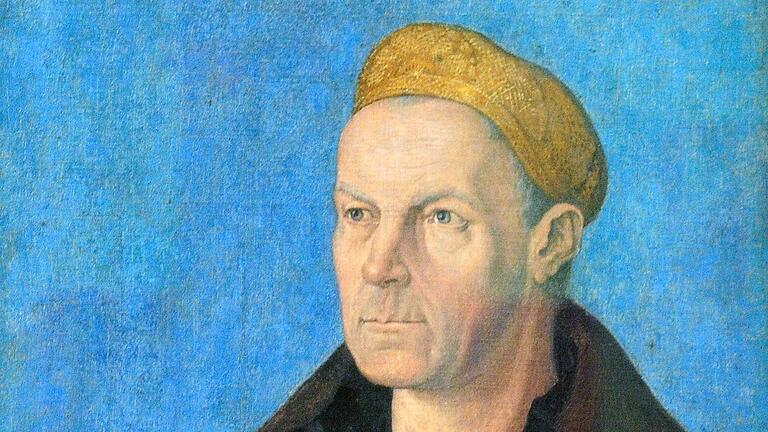 _WYS2413.jpeg - Dieses Dürer-Porträt von Jakob Fugger dem Reichen hängt in der Katharinenkirche. _WYS2413.jpeg - Dieses Dürer-Porträt von Jakob Fugger dem Reichen hängt in der Katharinenkirche.