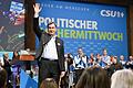 Politischer Aschermittwoch - Bayern  CSU       -  Trotz Eile bei den Sondierungsgesprächen hält die CSU am Auftritt von Parteichef Markus Söder fest. (Archivbild)