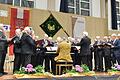 Gemeinschaftsvortrag der Männerchöre aus Lengfeld und Waigolshausen unter der Leitung von Bernhard Chalupka und Friedrich Schäßburger am Klavier.