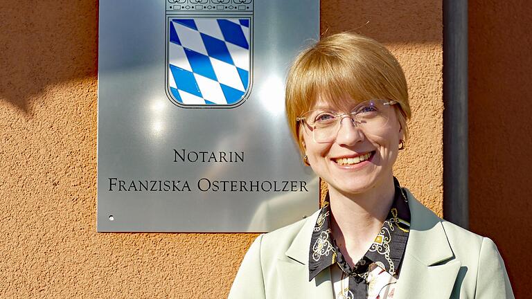 Franziska Osterholzer ist die neue Notarin für den Amtsbereich Werneck und Arnstein.