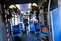 Christkindltram in München       -  Noch ist die Christkindl-Tram bis auf die MVG-Mitarbeiter vor der ersten Fahrt durch die Innenstadt leer.