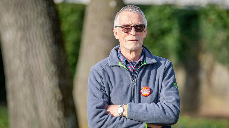 Glaubt an einen demokratischen Sozialismus: Der Marxist und Leninist Manfred Setter&nbsp;will 2025 für Schweinfurt in den Bundestag.