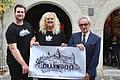 Rollywood bietet Kultur für Menschen mit und ohne Beeinträchtigung. Von links: Aaron Gerberich, Julia Gerberich, Erich Beck.  Foto: Rollywood - Verein für kreative Inklusion e.V.