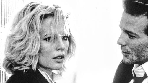 1986 ein Skandal: Kim Basinger (und Mickey Rourke) in dem Film &bdquo;9 1/2 Wochen&ldquo;.