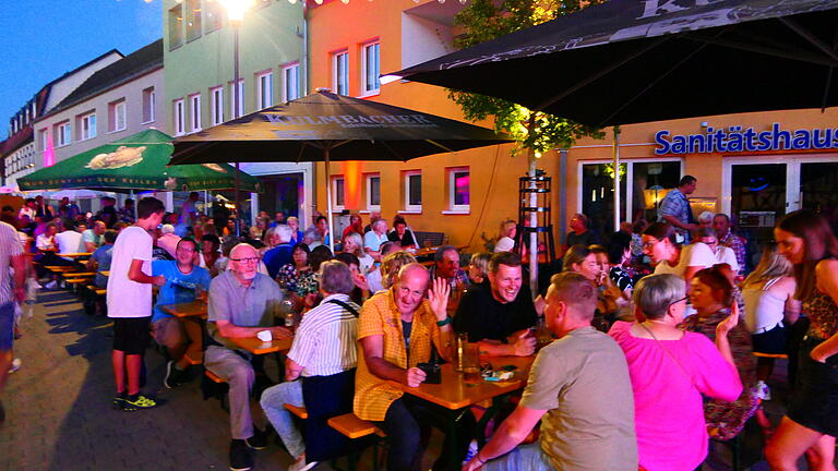 In Hofheim trat zum Straßenfest unter anderem die 'Bayernmafia' auf.