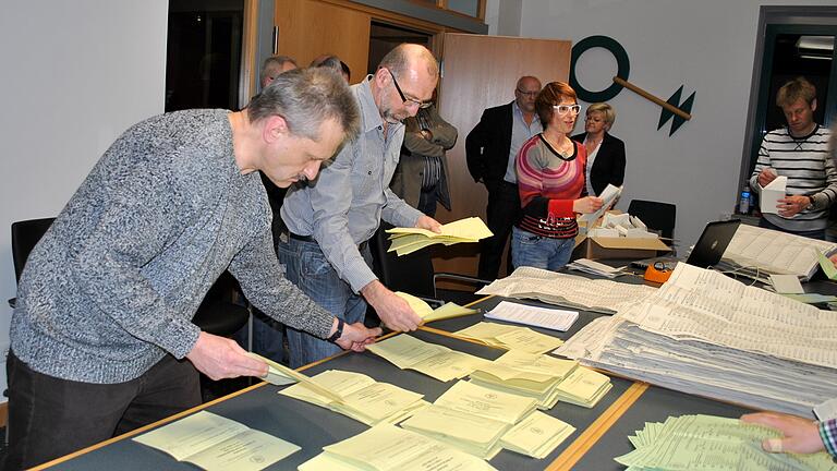 Saal an der Saale war im Wahljahr 2014 die einzige Gemeinde, in der eine Stichwahl stattfand.