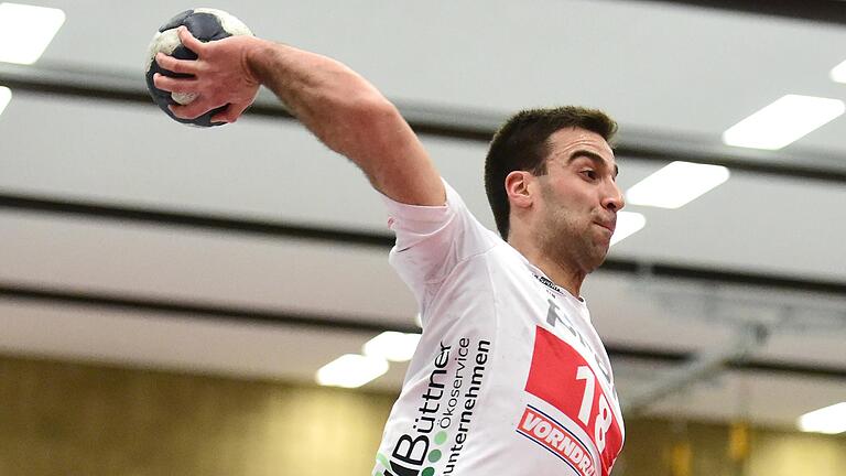 Er bewahrte den HSC Bad Neustadt mit zwei Treffern in den letzten zwölf Sekunden vor einer Niederlage gegen den TSV Haunstetten: Diogo Alves (im Bild). Er bewahrte den HSC Bad Neustadt mit zwei Treffern in den letzten zwölf Sekunden vor einer Niederlage gegen den TSV Haunstetten: Diogo Alves (im Bild).