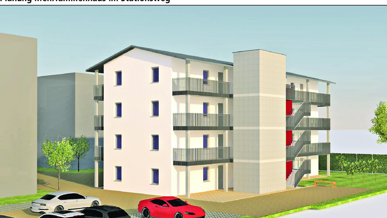 Sozialer Wohnungsbau am Karlstadter Stationsweg geplant Sozialer Wohnungsbau am Karlstadter Stationsweg geplant