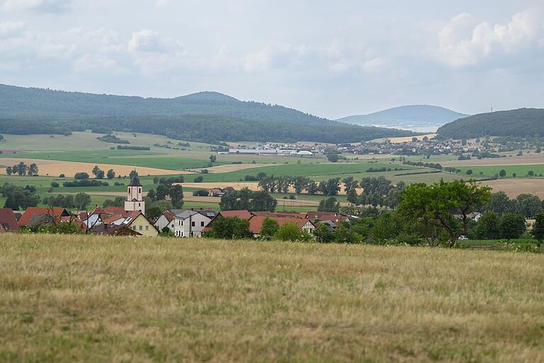 Toller Blick vom Dachsberg in Richtung Hermannsfeld.