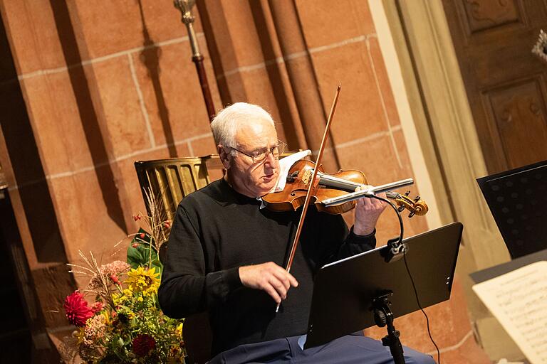Peter Rosenberg, früherer Konzertmeister der Bamberger Symphoniker, ist Mitgründer der Musiktage Ebern.
