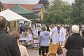 Viele Gläubige kamen zum Open-Air-Gottesdienst an der Esselbacher Weed zu Fronleichnam.